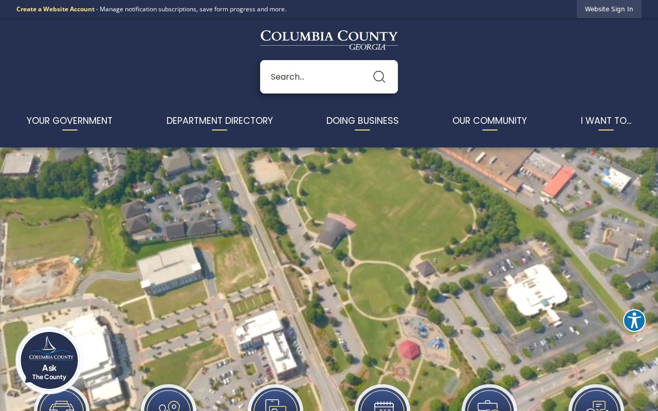 Columbia County court docket county court structure